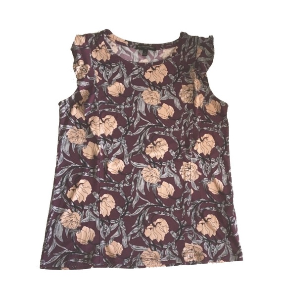 new Banana Republic ✦ Print Ruffle Tank ✦ Floral - Picture 12 of 12
